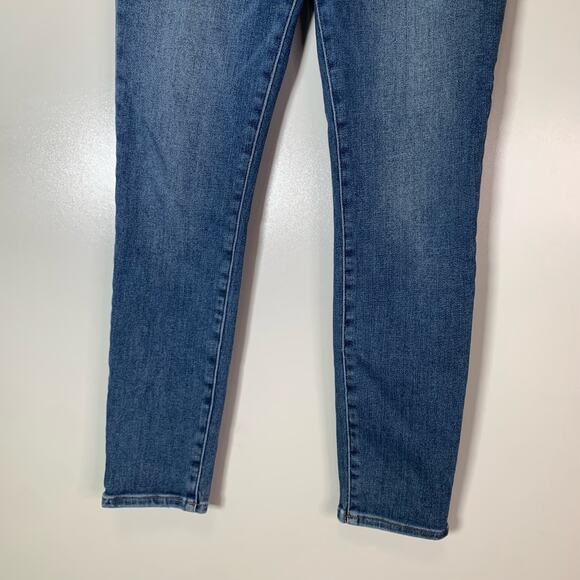 FRAME Le High Skinny Crop Jeans Size 29 Medium Wash High Rise Stretch Denim - Picture 15 of 16
